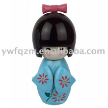 FQ marca fábrica personalizada diseño creativo buena calidad muñeca japonesa de la manera